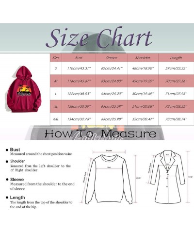 Women's Hoodie Cute Patterns Kawaii Print Pullover Basic Loose Hooded Pocket Long Sleeve Tops Shirts Hoodies A-grey $4.38 Hoo...