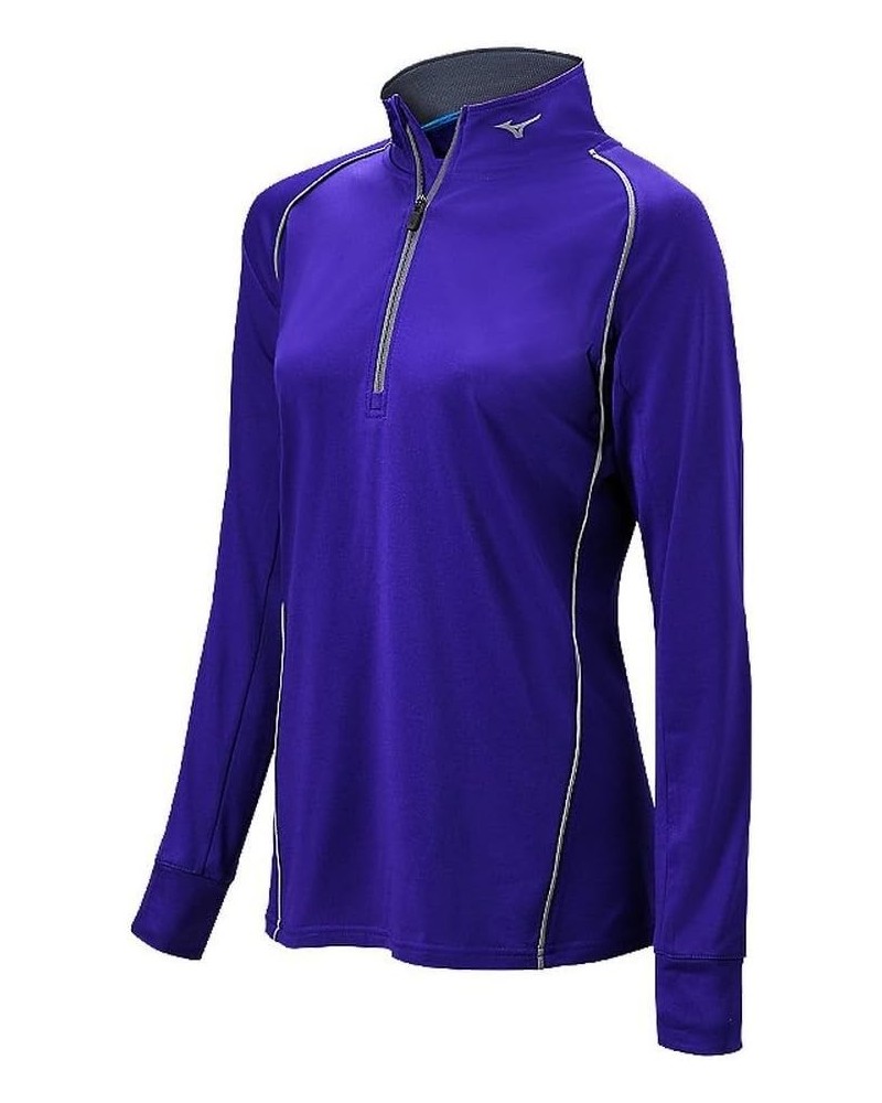 Women's Comp Half Zip Batting Jacket X-Large Purple $21.78 Others