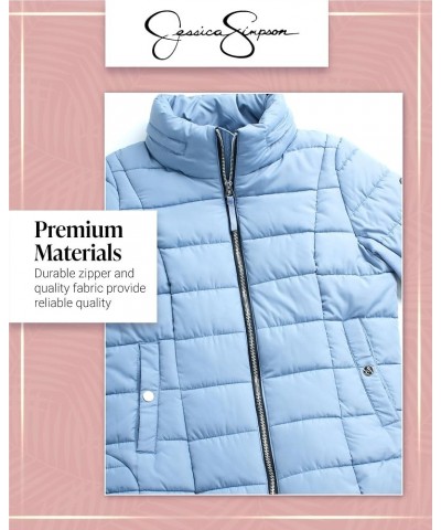 Women's Winter Jacket - Packable Quilted Puffer Jacket - Heavyweight Insulated Outerwear Parka Coat (S-XL) Dusty Blue $30.57 ...