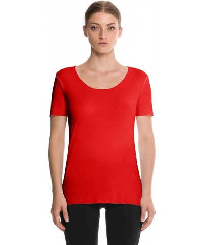 Aurora Pure Top Short Sleeves for Women Cherry $88.15 T-Shirts