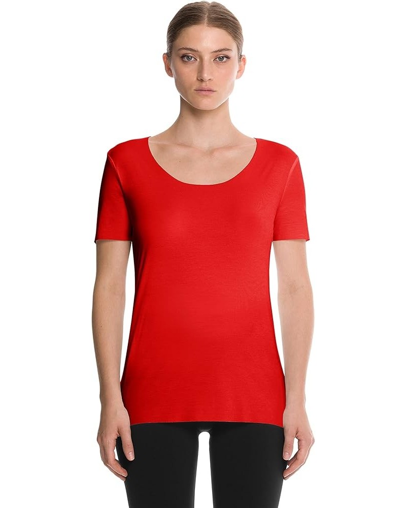 Aurora Pure Top Short Sleeves for Women Cherry $88.15 T-Shirts