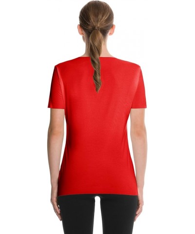 Aurora Pure Top Short Sleeves for Women Cherry $88.15 T-Shirts