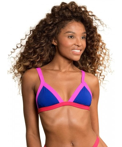 Women's Fixed Triangle Blue $23.16 Swimsuits