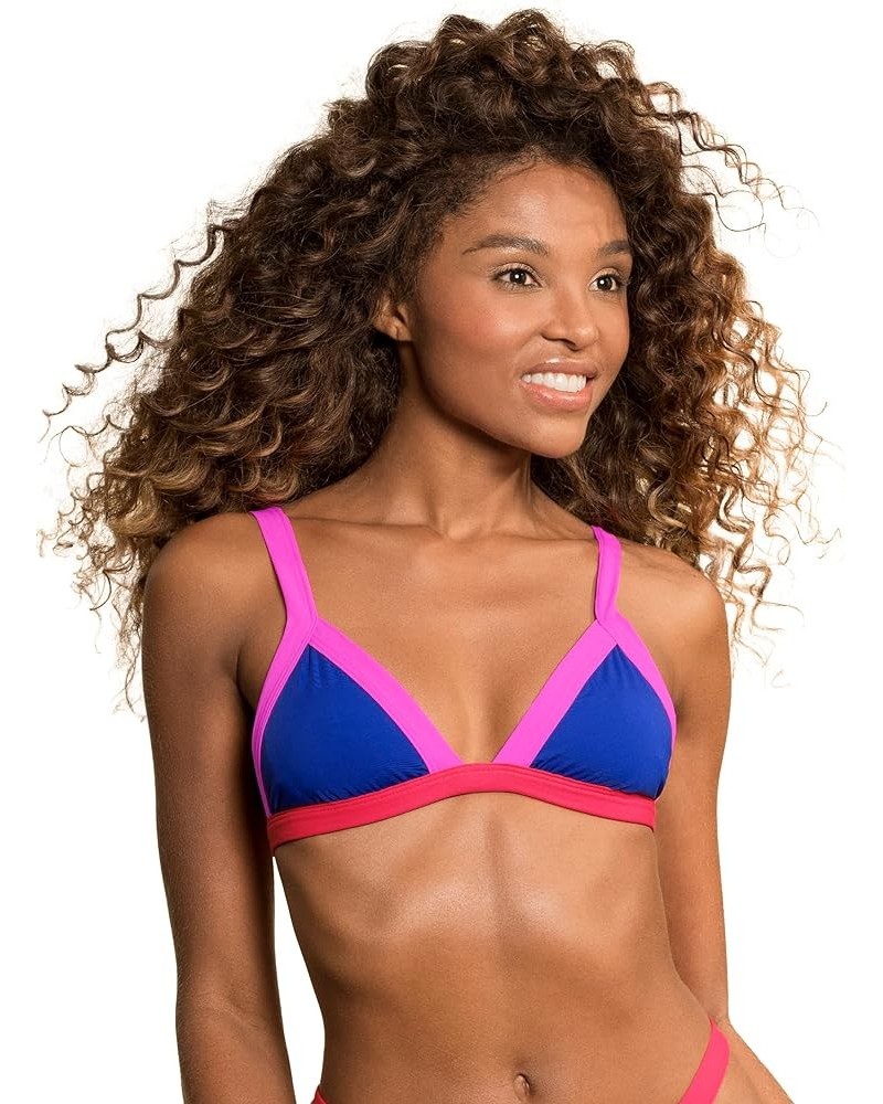 Women's Fixed Triangle Blue $23.16 Swimsuits