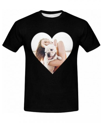 Custom Girlfriend Wife Face Seamless T-Shirt Personalized Photo All Over Print Shirt for Men Photo4 $12.75 T-Shirts