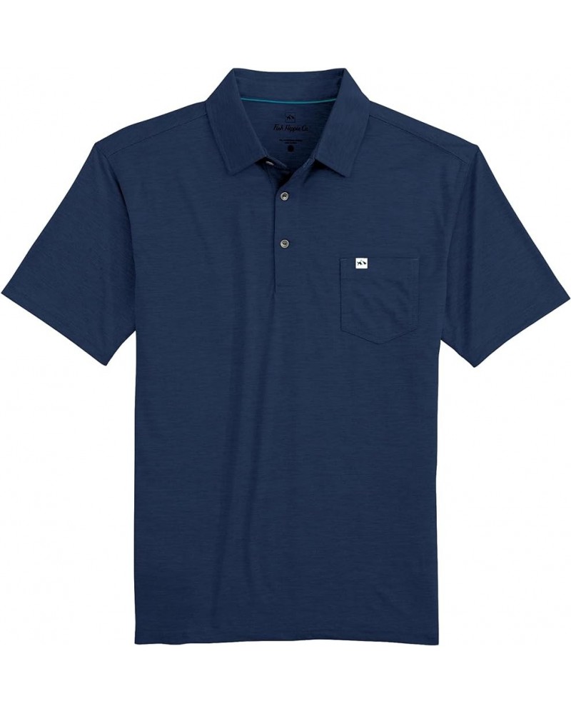 Boden Heather Performance Polo XX-Large Navy $23.94 Shirts