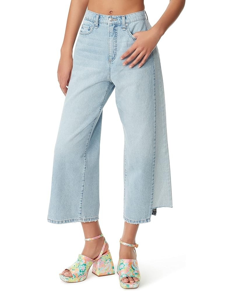 Women's High Rise Wide Leg Cropped Jean Gemini $18.73 Jeans