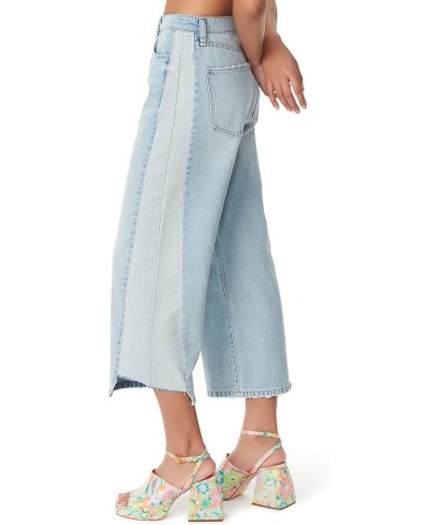 Women's High Rise Wide Leg Cropped Jean Gemini $18.73 Jeans