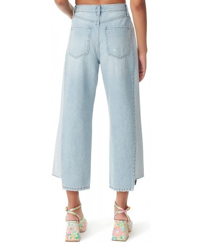 Women's High Rise Wide Leg Cropped Jean Gemini $18.73 Jeans