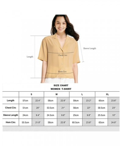 Silk Blouse for Women Button Down Shirts: Women's Short Sleeve Elegant Shirt 100% Pure Silk Casual Tops Summer Luxury Blouses...