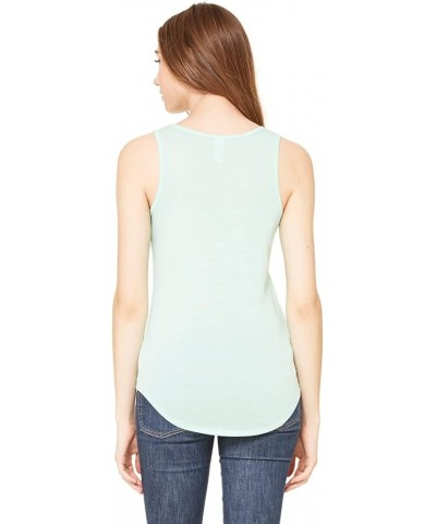 Bella + Canvas Ladies' Flowy V-Neck Tank Mint $8.49 Others