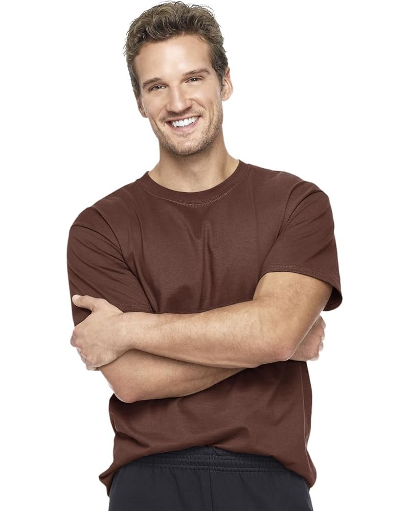 Men's Big-tall Beefy-T Tall T-Shirt-B Brown $7.28 T-Shirts