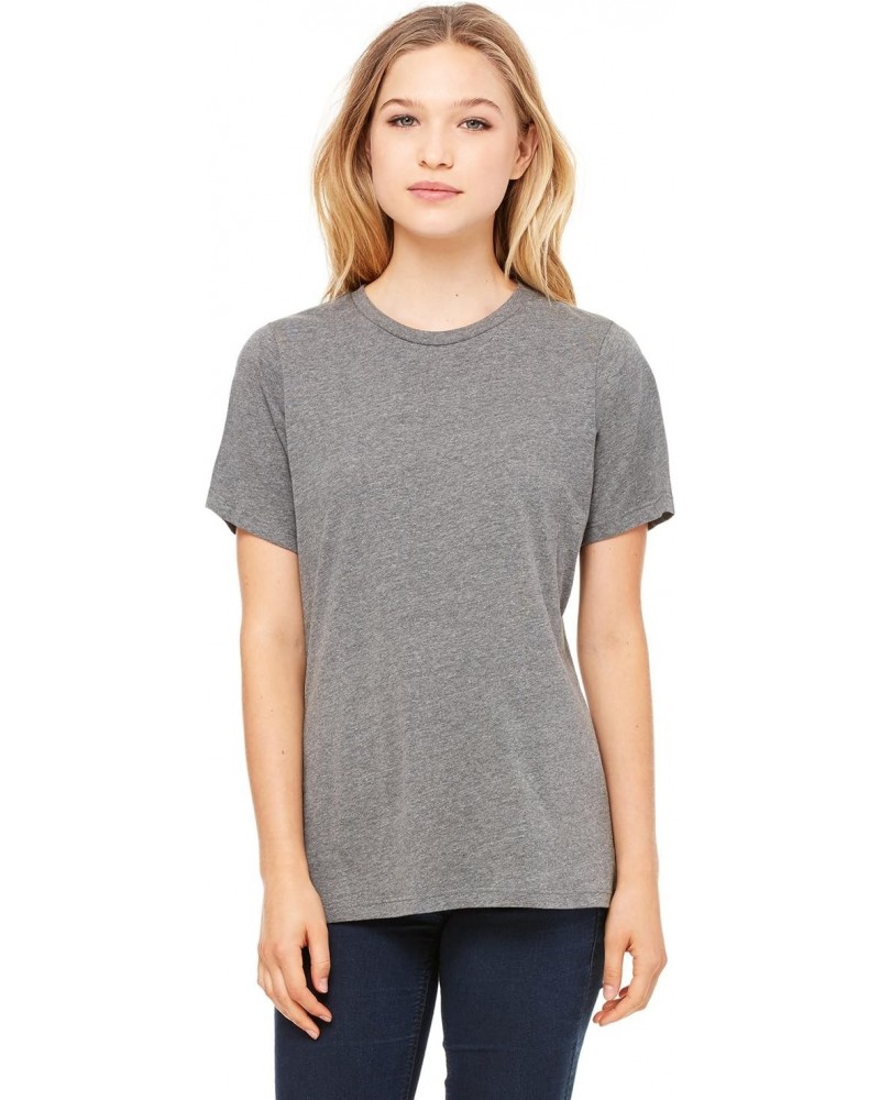 Bella + Canvas Missy's Relaxed Short-Sleeve T-Shirt, XL, GREY TRIBLEND $7.47 T-Shirts