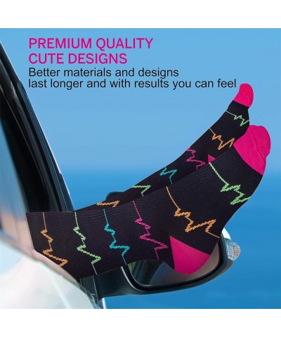 Compression Socks Women and Men, 20-30mmHg, Best for Nurses, Travel, Pregnancy 6 Pairs B $10.56 Activewear