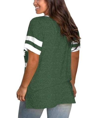 Plus-Size-St-Patricks-Day Shirt for Women Short Sleeve V Neck Tops Casual Summer Tunics Tee XL-4XL 20_79_sph $13.64 T-Shirts