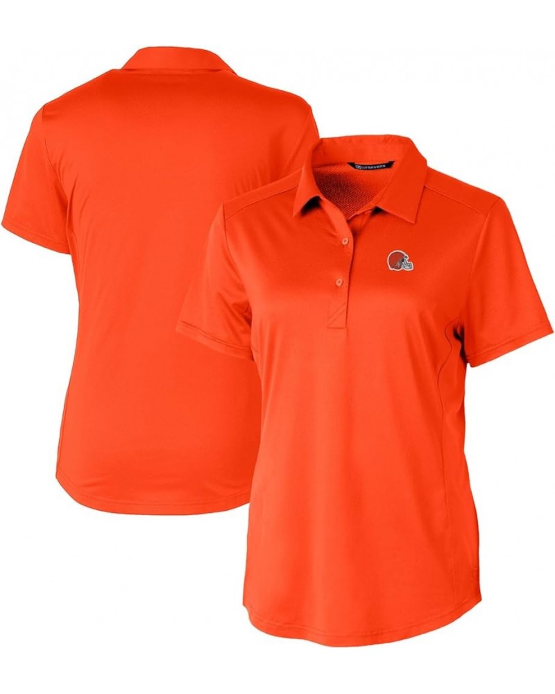 Women's NFL Prospect Textured Stretch Polo Cleveland Browns, Orange $27.67 T-Shirts