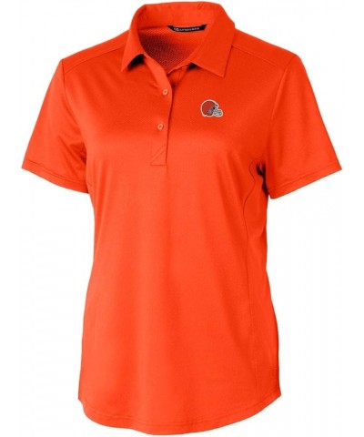 Women's NFL Prospect Textured Stretch Polo Cleveland Browns, Orange $27.67 T-Shirts