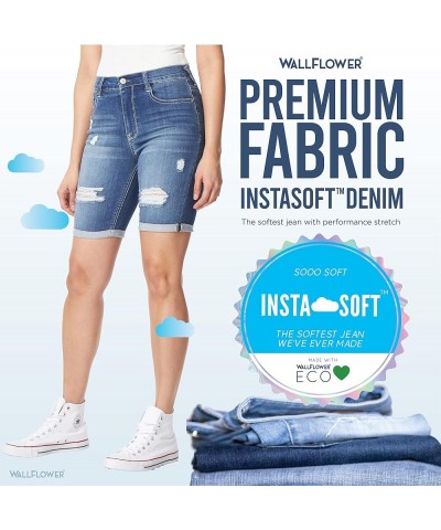 Women's Irresistible Denim Shorts High-Rise Insta Soft Juniors (Standard and Plus) Dune $5.05 Shorts