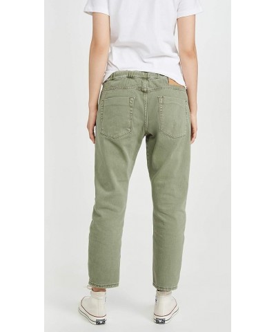 Women's Shabbies Drawstring Boyfriend Jeans Super Khaki $65.14 Jeans