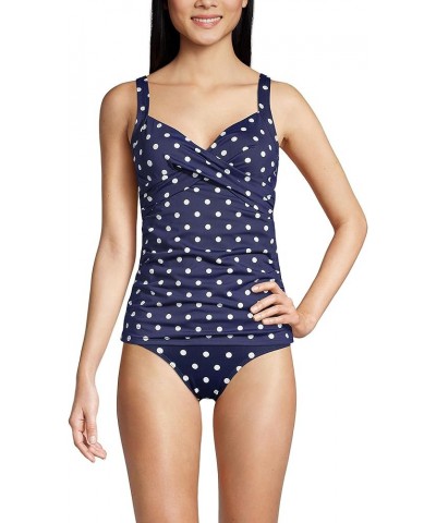 womens 86487p Control Deep Sea Polka Dot $34.62 Swimsuits