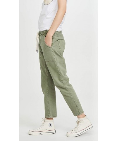 Women's Shabbies Drawstring Boyfriend Jeans Super Khaki $65.14 Jeans