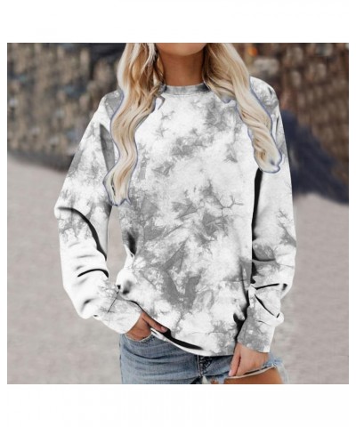 Womens Casual Long Sleeve Sweatshirt Crewneck Cute Pullover Relaxed Fit Tops Fall Fashion 2023 Oversized Tunic Blouses Prime ...