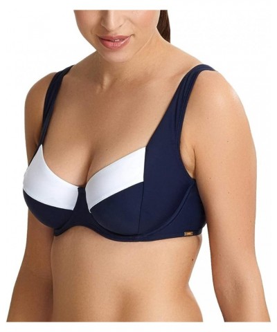 Catarina Balconnet Side Support Underwire Bikini (SW1352)- Midnight/White Midnight/White $18.99 Swimsuits