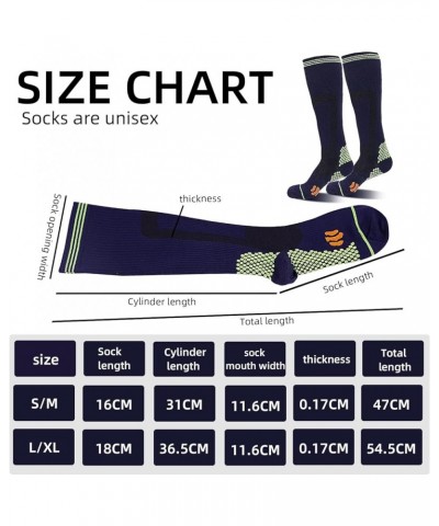 2 Pairs Compression Socks for Men and Women,Running Support Socks for Running, Athletic, Flight Sock - Performance & Recovery...