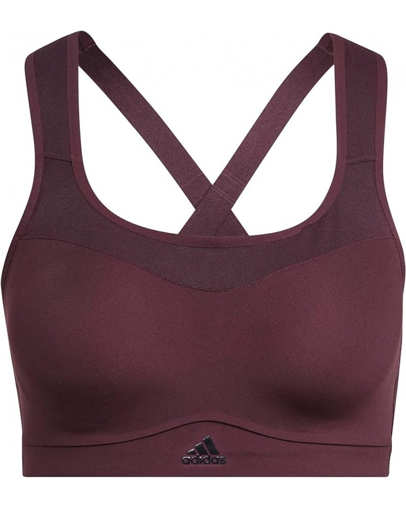 Women's Tlrd Impact Training High Support Bra Shadow Maroon/Black $25.83 Lingerie