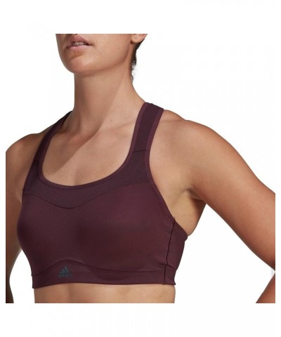 Women's Tlrd Impact Training High Support Bra Shadow Maroon/Black $25.83 Lingerie