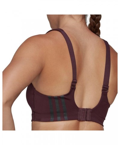 Women's Tlrd Impact Training High Support Bra Shadow Maroon/Black $25.83 Lingerie