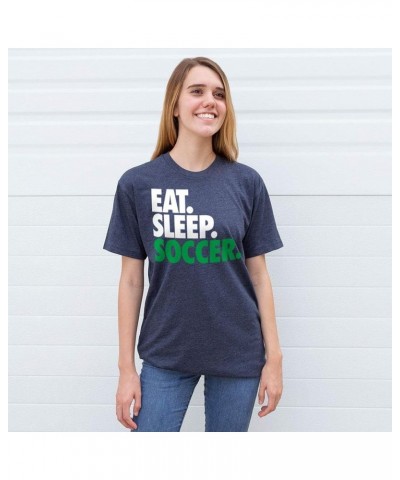 Eat. Sleep. Soccer. T-Shirt | Soccer Tees by ChalkTalk Sports | Multiple Colors | Youth and Adult Sizes Youth Navy $19.79 T-S...