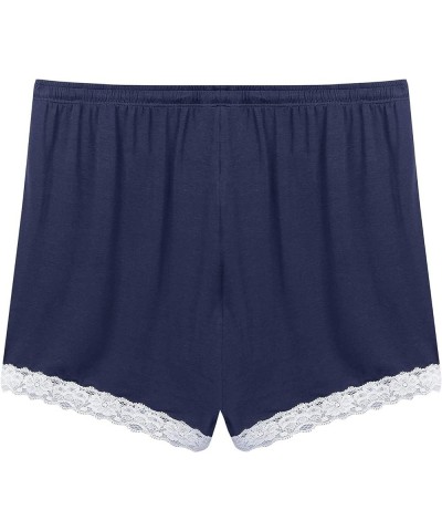 Pajama Shorts Soft Drawstring Pj/Lounge/Sleep/Boxes Shorts for Women Comfy Shorts Stretchy Navy Blue $8.82 Sleep & Lounge