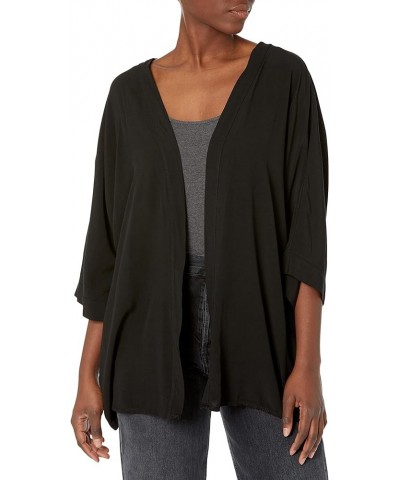 Women's Lightweight Open Cardigan Black $10.01 Sweaters