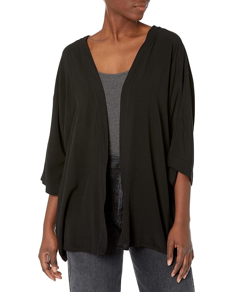 Women's Lightweight Open Cardigan Black $10.01 Sweaters