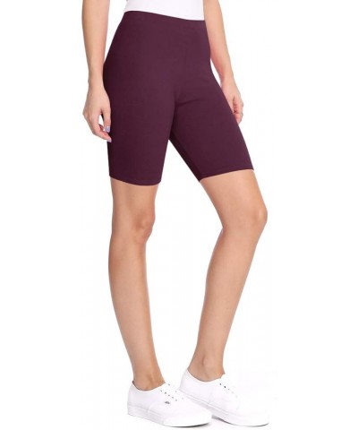 Women's Activewear Workout Cycling Yoga Running Biker Shorts Hpa00462 Plum $11.57 Activewear