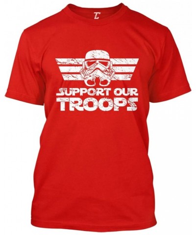 Support Our Troops - Star Soldier Men's T-Shirt Red $12.72 T-Shirts