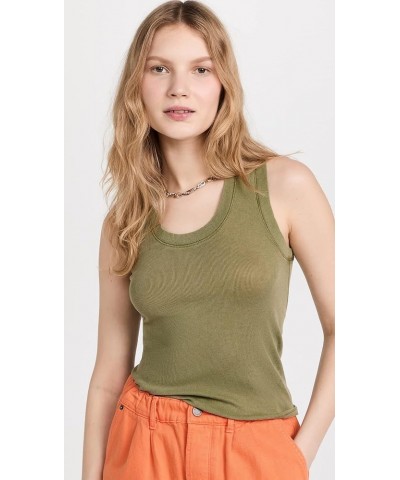 Women's U Neck Tank Avocado Tree $12.38 Tanks