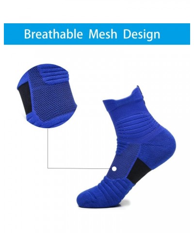 Elite Basketball Socks Calf High Cushion Thick Cycling Socks Athletic Crew Socks for Men Women Boys M 2 Pack Black $11.79 Act...