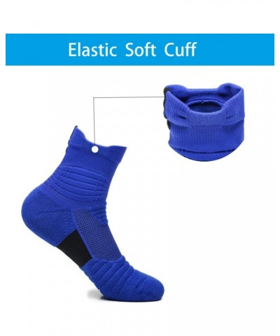 Elite Basketball Socks Calf High Cushion Thick Cycling Socks Athletic Crew Socks for Men Women Boys M 2 Pack Black $11.79 Act...