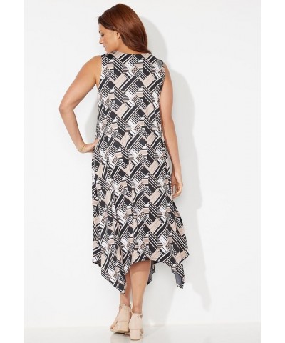 Women's Plus Size Anywear Reversible Criss-Cross V-Neck Maxi Dress Grey Animal $32.84 Dresses