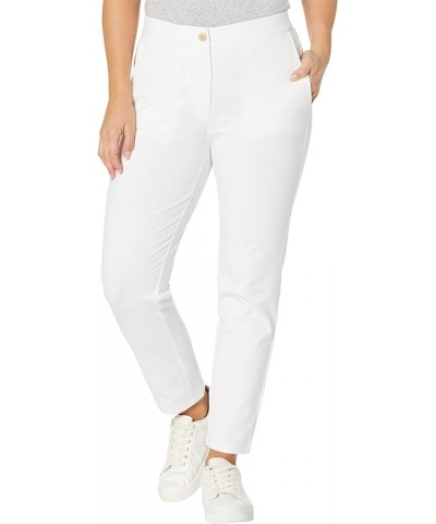 Petite High-Waisted Ankle Pants White $52.25 Pants