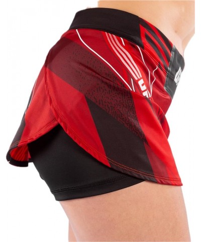 Women's UFC Authentic Fight Night Skort Red $39.40 Activewear