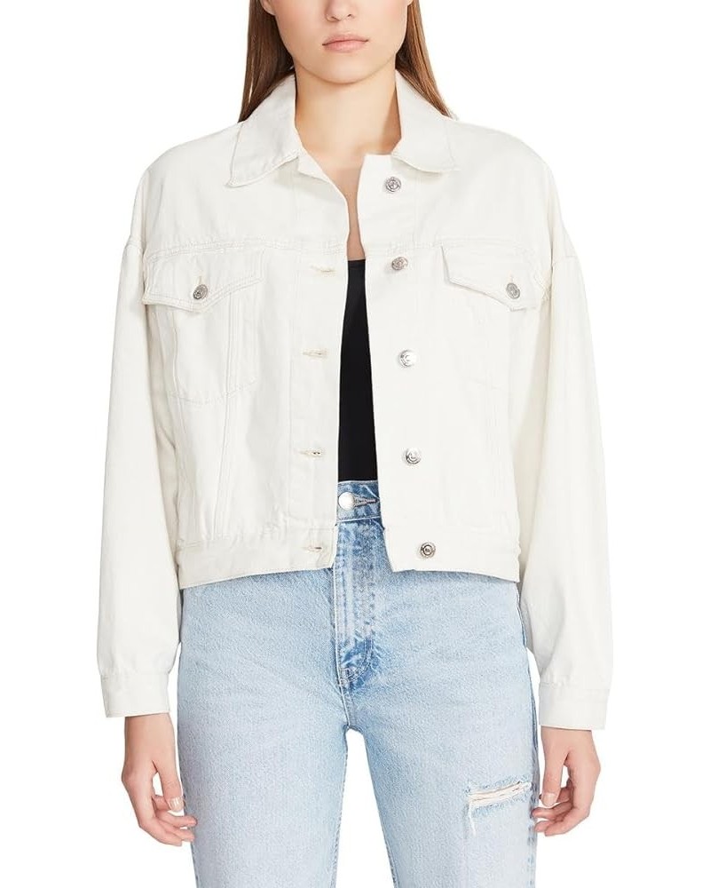 Women's Sienna Demin Jacket Cream $11.33 Jackets