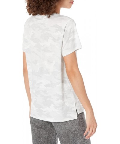 Women's Classic V-Neck Tee Grey Camouflage $15.35 T-Shirts