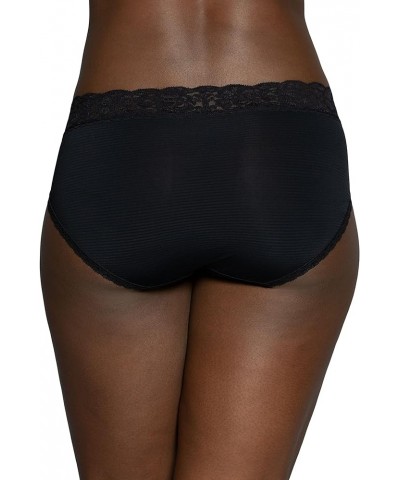 Women’s Flattering Lace Panties: Lightweight & Silky with Superior Stretch Hi Cut 3 Pack - Black $12.84 Lingerie