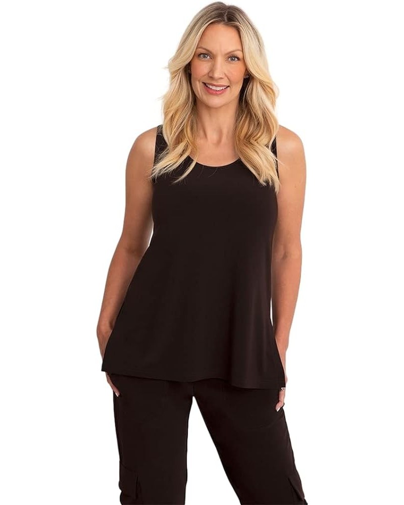 Womens Go to Tank Relax Style 21120R Coffee $37.62 Tanks