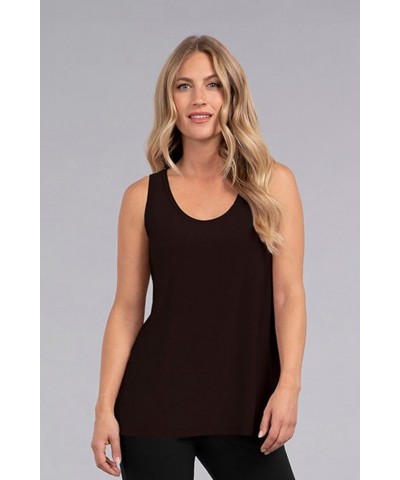 Womens Go to Tank Relax Style 21120R Coffee $37.62 Tanks