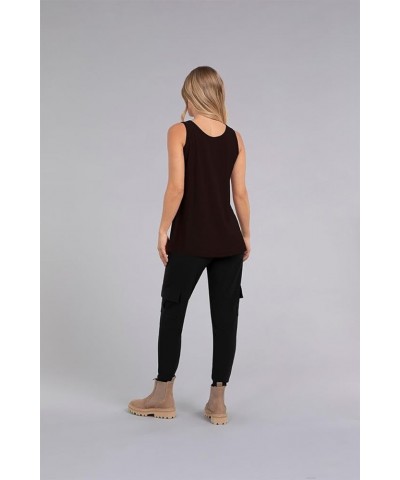 Womens Go to Tank Relax Style 21120R Coffee $37.62 Tanks