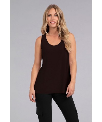 Womens Go to Tank Relax Style 21120R Coffee $37.62 Tanks